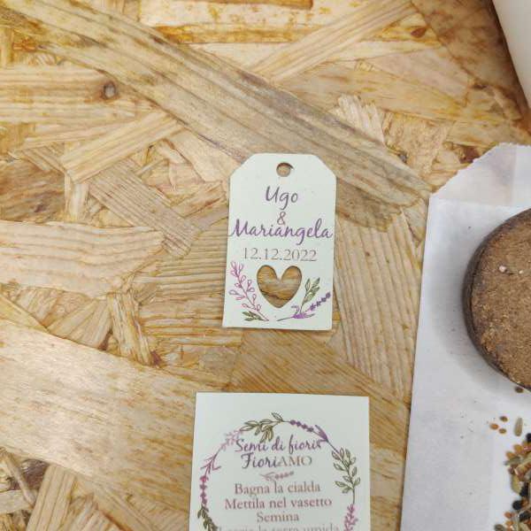 bomboniere semi da piantare little piantami ecofattoart